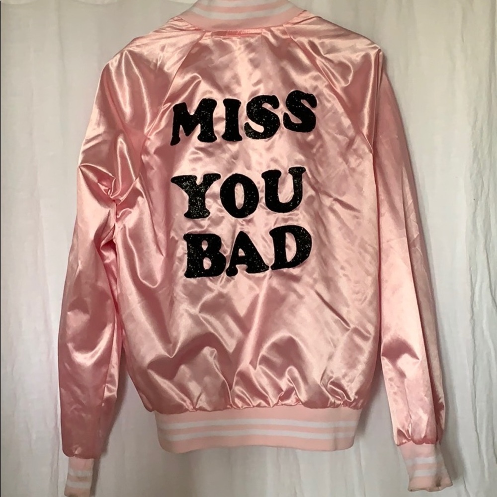 Pink Stickybaby Custom Stadium Jacket